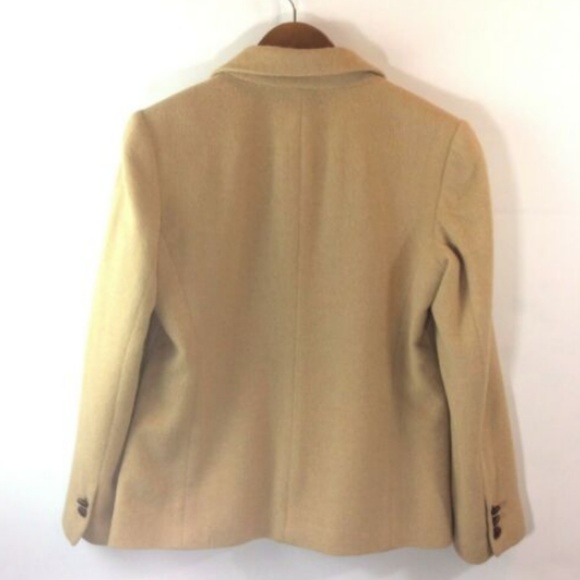 Orvis Blazer Camel Hair Jacket Coat Fully Lined - Picture 2 of 8